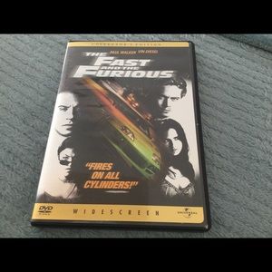 The Fast and the Furious movie DVD